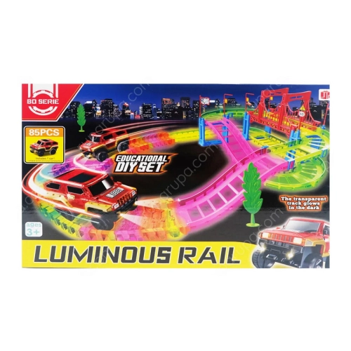 Neonowy Świecący Tor Samochodowy 85el 100708